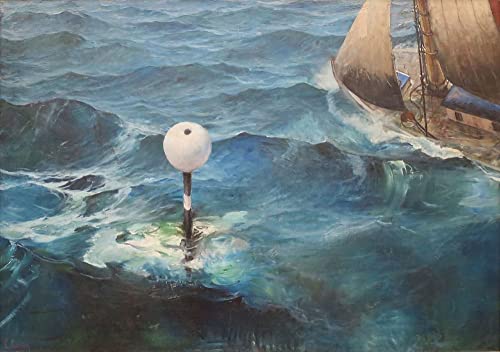 Peinture sur Toile Christian Krohg Grand Format pour Habiller un Mur