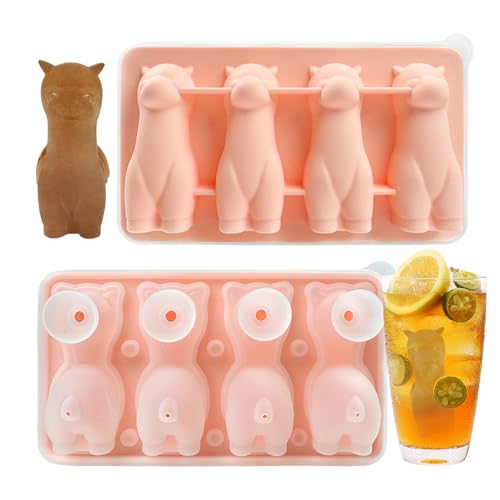 Misaakoeq Cute Ice Tray - ApJ̌`hNgC - 4A VR[h JNe R[q[ ECXL[ g  AEghA p[eB[ Lvp |  JNe R[q[  AEghA p[eB
