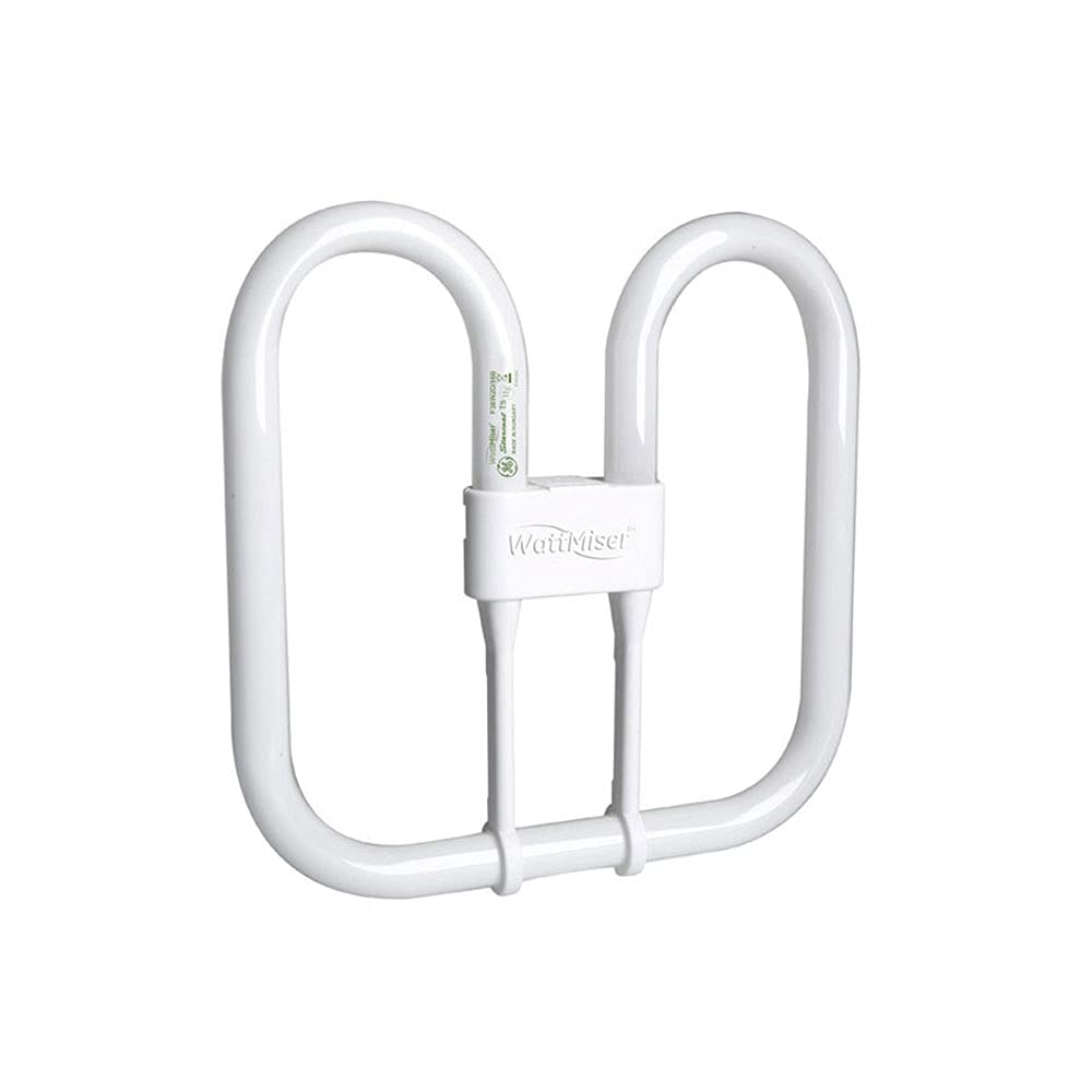 Soft White 2D Lamp, 28W, Lumen 2150, 3000 Kelvin Compact Fluorescent, 4 Pin GR10Q Base Fitting - Energy Saving, Decorative, Long Life Bulb