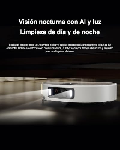 XIAOMI Robot Vacuum 5 Pro - Robot Aspirador y Fregasuelos Inteligente, 20 000 Pa,Videollamada Unidireccional en Alta Definición,Radar Inteligente,Limpieza Profunda de Polvo, Pelo y Migas - imagen 7