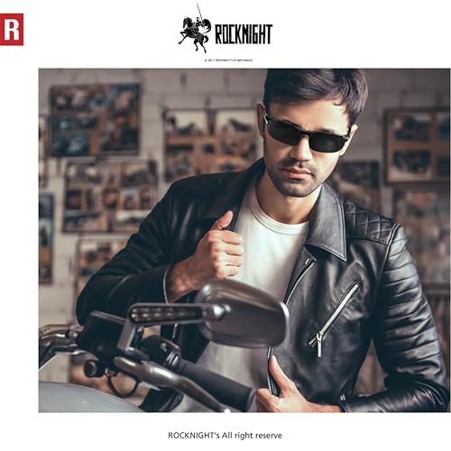 ROCKNIGHT Driving HD Polarized UV400 Protection Ultra light Al-Mg Golf Fishing Outdoor Sunglasses
