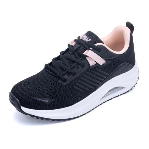 Image of Gyeice Women's Walking Shoes Arch Support Orthotic Breathable Tennis Sneakers for Plantar Fasciitis Pain Relief US 5.5-11