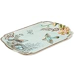 Fitz and Floyd English Garden Serving Platter 17 Inch Blue