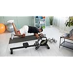 Rowing Machines for Home,Hartwares Magnetic Rowing Machine with 77lbs High Resistance Rowing Machine,16 Levels of Quiet Resistance,Rower Machine for Home Row Machine,App Compatible,LCD Monitor - Image 5