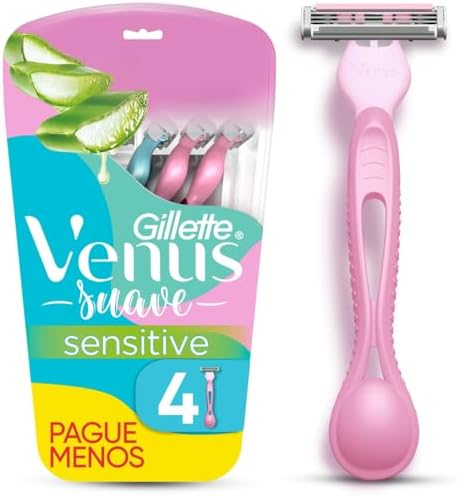 Gillette Venus Aparelho de Depilação Descartável Suave Sensitive,...