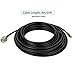 GEMEK 25ft SMA Male to N Male Pure Copper Cable, Low Loss S-MR240 Coaxial for 3G 4G 5G 6G LTE ADS-B Ham GPS WiFi RF Radio to Antenna or Surge Arrester Use (50 Ohm Not for TV)