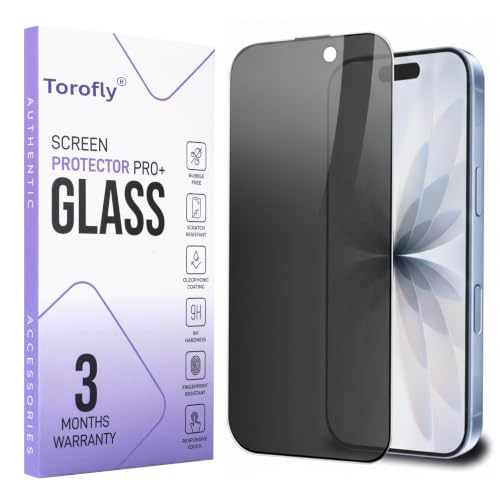 Image of Privacy Tempered Glass Screen Protector Compatible for iPhone 17 with Edge to Edge Coverage - Anti Spy, Case Friendly and Bubble free installation kit (6.3 Inches)