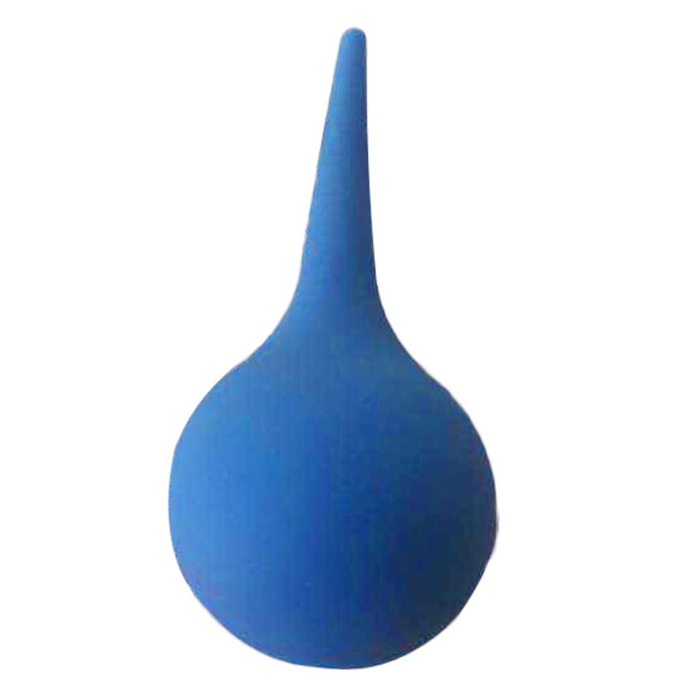 Artibetter 2pcs Ear Bulb Ear Washing Rubber Suction Sucker Squeeze Ball Laboratory Tool 75ml (Blue)