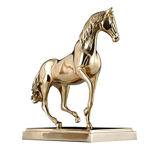 Décoration de cheval en cuivre et artisanat maison chic