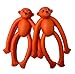 SHAGGYTAILVILLAGE Puppy Chew Toys for Small/Medium Dogs, Puppy Teething Toys, Rubber Monkey Dog Toys for Aggressive Chewers, 2pack