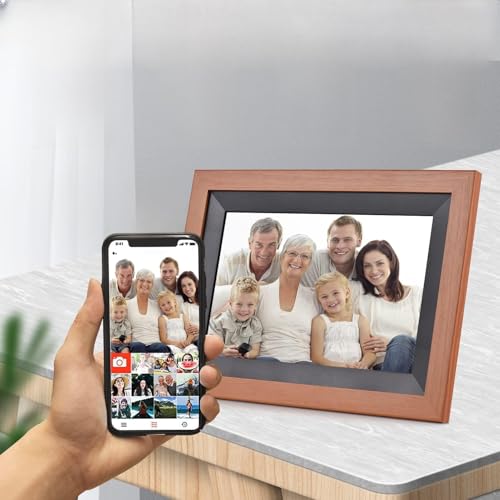 Cadre photo numérique WiFi tactile 16 Go application nuage écran 10,1 pouces