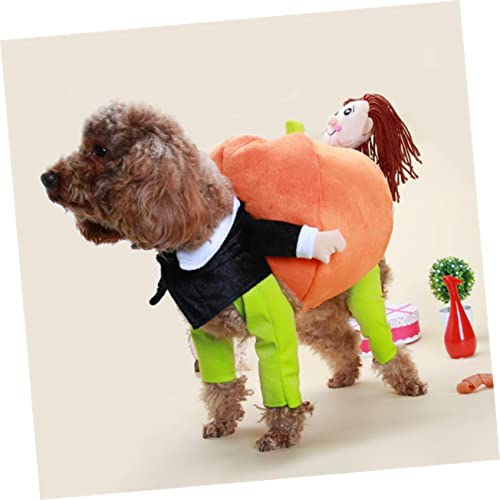 Disfraz de Calabaza para Perro Talla S miniatura 5