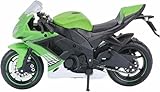 kawasaki ninja zx10r prezzo 1:18 per Kawasaki Per Ninja Zx-10R 2010 Simulazione Moto in lega per modello in scala Giocattolo