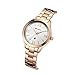 CURREN 9007 Luxury Women Watch Famous Brands Gold Fashion Design Bracelet Watches Ladies Women (Rose Gold White)