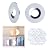 Muzata 40Pack Cable Railing Kit Protector Sleeve Adhesive Grommet Protective for 1/8" 5/32" 3/16" Wire Rope Wood Metal Posts T316 Stainless Steel Cable Deck Stair Railing CR91,CP2