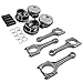 Koomaha 23mm Pistons Connecting Rods Set Replacement for 08-15 Audi A4 TT 08-16 VW Jetta Golf GTI Passat 2.0T 06H198401A 06H198401D 06H107065DM