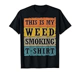 This Is My Weed Tuxedo T-Shirt Retro Marijuana Smoker T-Shirt