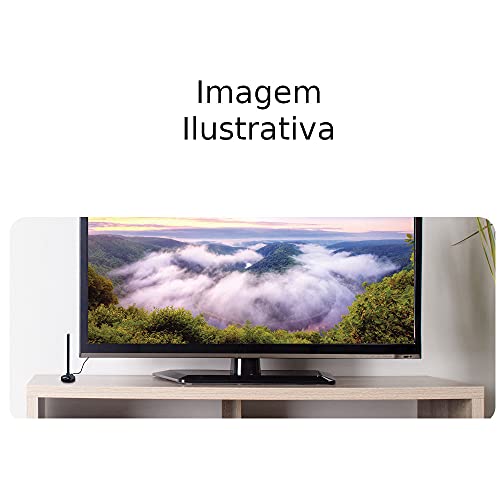 Antena de TV Digital Interna Hdtv 4K Vhf Uhf Fm Aquário Dtv-100P