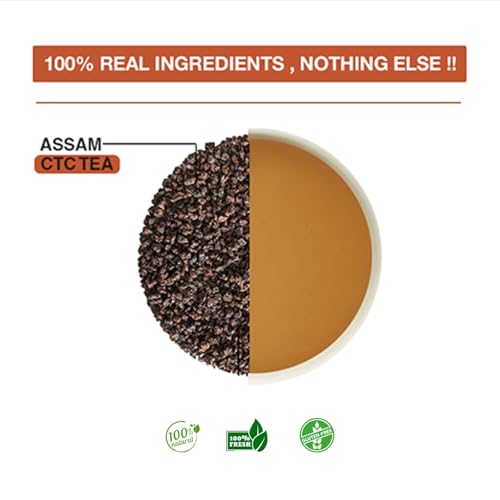 Image of TEA SENSE Royale Tea - Strong Assam Blend | 500 g | Rich Colour & Bold Taste | Perfect Everyday Kadak Chai
