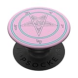 Satan Pentagramme Wicca Gothique Pastel Goth Yami Kawaii PopSockets PopGrip Interchangeable