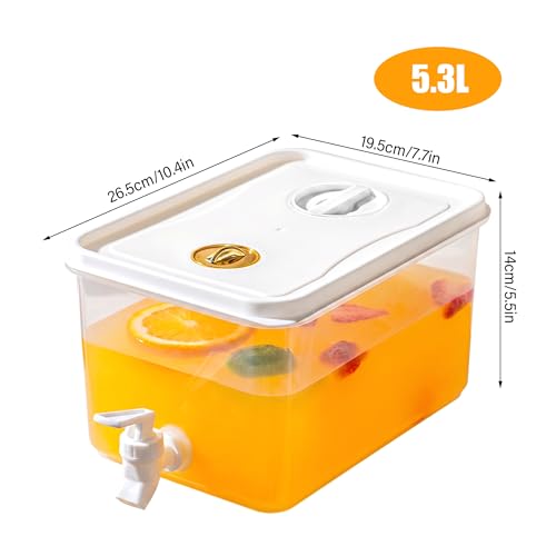 Contenedor de agua de plástico de 5 litros para evitar derrames 4
