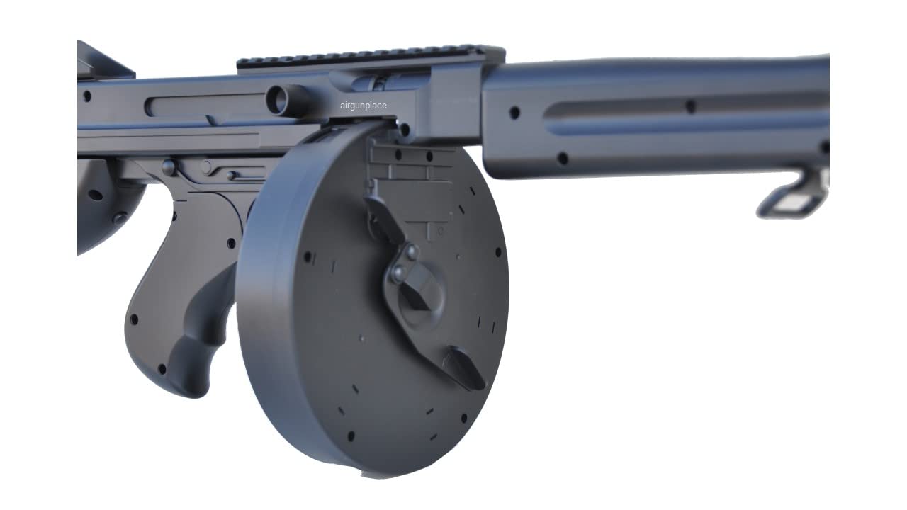 Airgunplace Electric Full/SemiAuto Airsoft Submachine Gun Tommy Gun