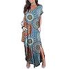 GRECERELLE-Womens-Casual-Loose-Pocket-Long-Dress-Short-Sleeve-Split-Maxi-Dresses GRECERELLE Women's Casual Loose Pocket Long Dress Short Sleeve Split Maxi Dress Black Medium