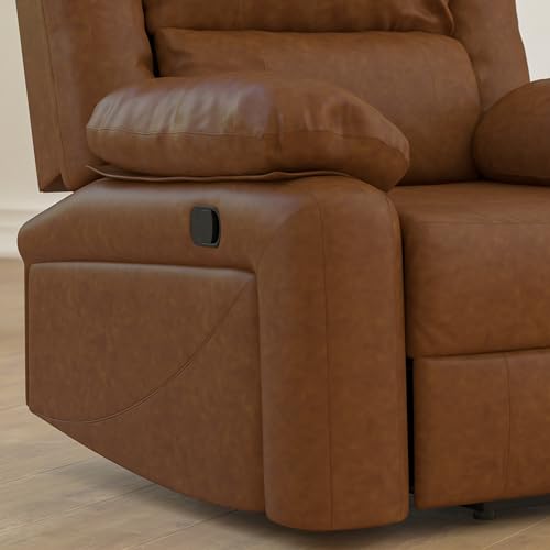 Sillón reclinable marrón contemporáneo miniatura 6