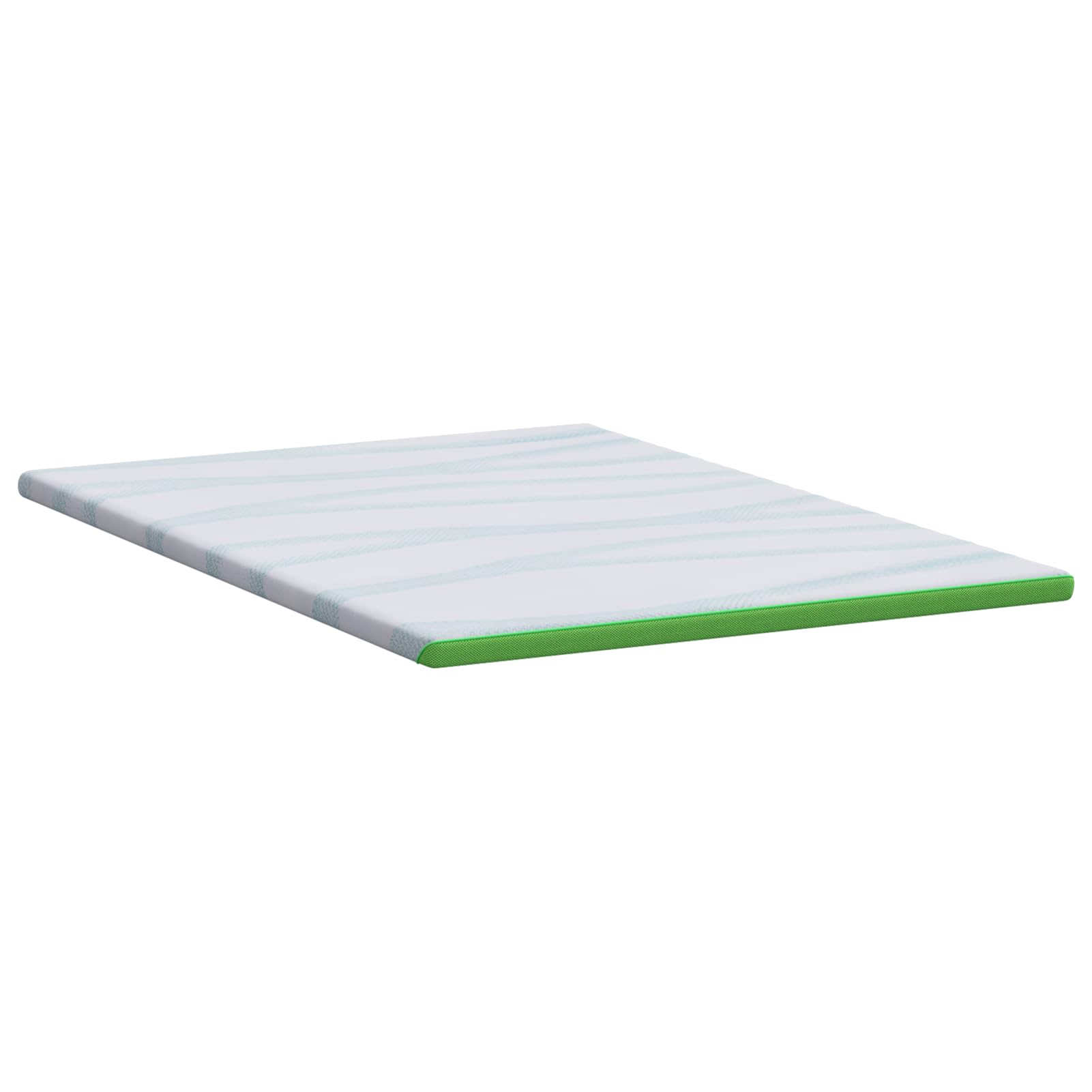 Homgoday Matratzenpads Weiß und Grün 140 x 200 cm Matratzenunterlage Model4106161