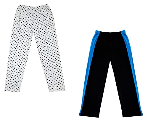 Image of indi weaves Boys and Girls Cotton Solid and Printed Pyjama /Pant /Trackpants