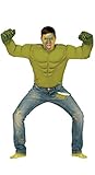 Muskel-Shirt Kostüm unglaubliche Hulk Green Monster