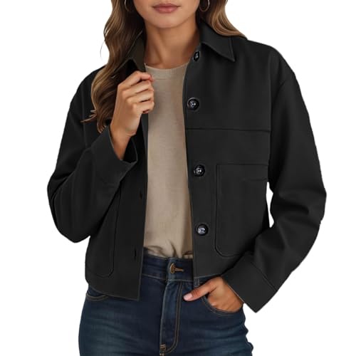 Trench-coat court d'hiver veste grande taille femme moderne