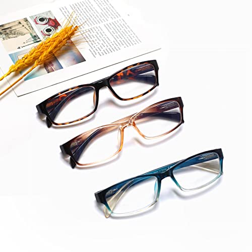 Image of JOSCHOO Computer Reading Glasses for Women and Men 6 Pack Blue Light Blocking Spring Hinge Readers