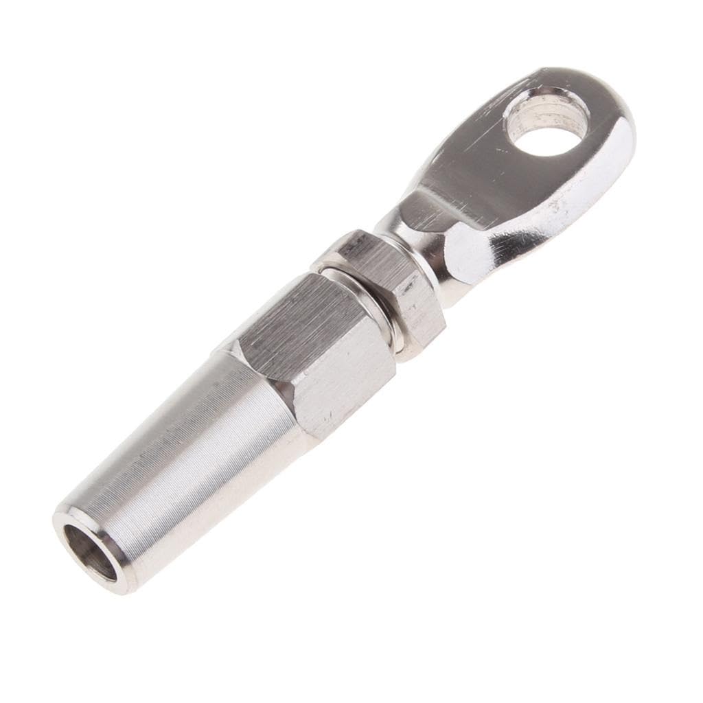 FCFMGMD Motorcycle Parts 4MM Stainless Steel Wire Ropes Swageless End Compression Accessories