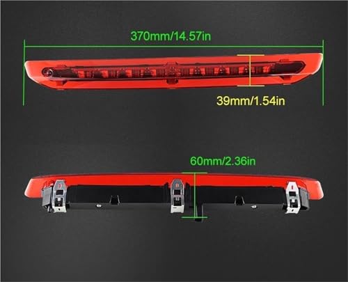 Troisième feu stop arrière optique de freinage rouge Ford Kuga - 5