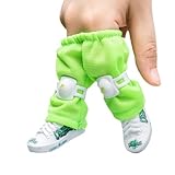 Mini Finger Skateboard Shoes, Knee Protection, Fashionable Sports Finger Pants, Suits for Skateboarders (Green)