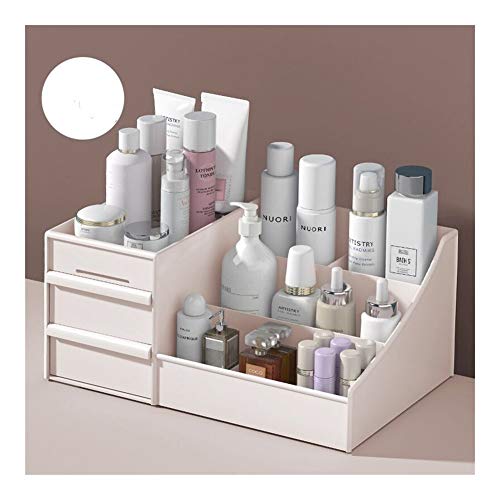 Preisvergleich Produktbild XFZDP Make up Organizer, Kosmetischer Ausstellungsstand Große Kapazitäts-Dresser Cosmetic Bürobedarf Storage Box Schmuck-Make-up Nagellack-Maske Kleine Gegenstände Sorting Aufbewahrungsbox