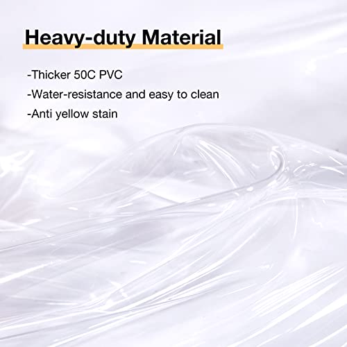 Light Flight Large Clear Backpack With Reinforced Padded Straps Heavy Duty Pvc Transparent Backpack See Through Bookbags For Work,Travel, Black #TOP6