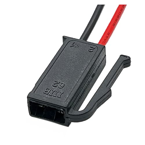 BUIEX 2 Pin 2.8mm Car Inner Chamber Light Plug Wiring Harness Automotic Male Female Electronic Connector 191906231A 1H0906712 Compatible with VW (Color : 2Pin Female, Size : 1 Pc with 15cm Wire)