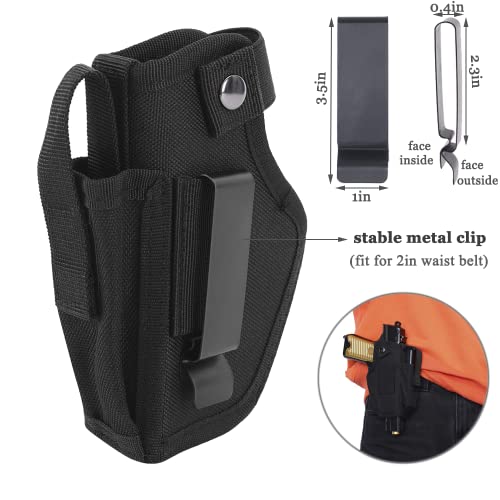 Tacwings Gun Holster Men/Women, Pistols 9Mm 380 45Acp, Iwb/Owb Concealed Carry Pistol Holsters With Mag Pouch, Ccw Right & Left Hand Gun Holder Fits Glock S&W M&P Sig And Similar Handgun #TOP4