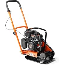 VEVOR Plate Compactor, 2.8 HP 78.5CC Gas Engine 5,250 VPM, 1,920 lbs Force Vibratory Compaction Tamper with 18.7 x 11.8 inch Plate for Walkways, Patios, Asphalts, Paver Landscaping, EPA Compliant