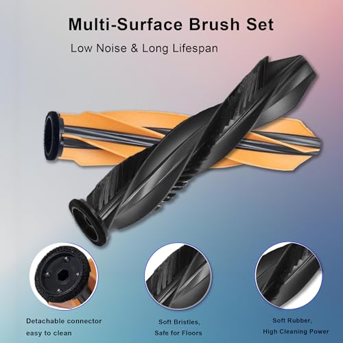 Image of 26Pcs Replacement Parts for Dreame X50 Ultra /L50 Ultra /Matrix10 Ultra /Mova V50 Ultra Robot Vacuum Cleaner,Accessories Kit with 2 Main Brush 4 Mop Pads 8 Dust Bags 4 Side Brushes 6 Filters 2 tools
