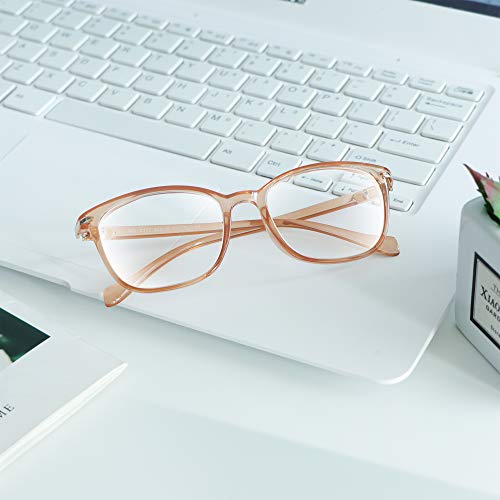Image of VisionGlobal 6 Pairs Blue Light Blocking Glasses /Reading Glasses for Women /Men, Fashion Eyewear Frame