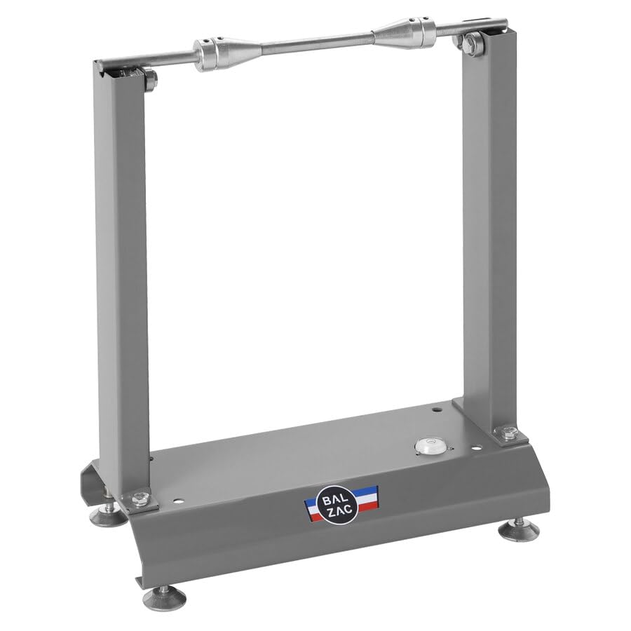 BALZAC Cavalletto Equilibratore Ruota Moto, Equilibratrice Manuale Universale per Bilanciatura Pneumatici, Struttura in Acciaio, per Ruote Fino a 720mm di Diametro