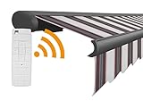 Arilco Elektrische Vollkassettenmarkise Kassettenmarkise Gelenkarmmarkise...