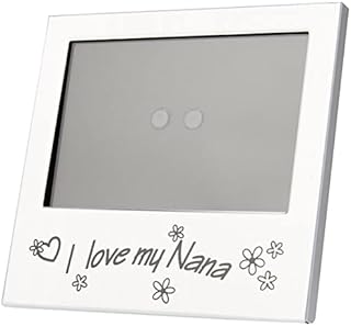 Shudehill Giftware I Love My Nana Photo Frame Grandparent Gift Birthday Christmas Mothers Day Gift, Silver, 7 l x 5.5 h inches