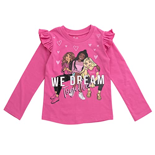 Image of Barbie Girls 3 Pack T-Shirts Toddler to Big Kid