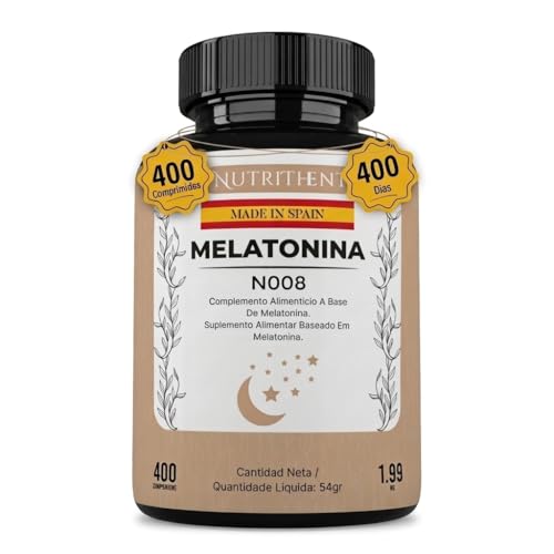 400 Micro Comprimidos Melatonina Pura 1,99 mg | Rápida Asimilación | Suministro para 400 días | Ayuda con el insomnio y trastornos del sueño | Vegano sin OMG | Fabricado en España