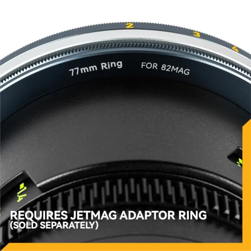 Image of NiSi - JetMag Pro 82MAG True Color VND, Magnetic 1-5 Stops (ND2-ND32) Variable Neutral Density Filter, Nano Waterproof Coating, Optical Glass, Ultra-Slim, Aluminum Frame - Adapter Ring Required