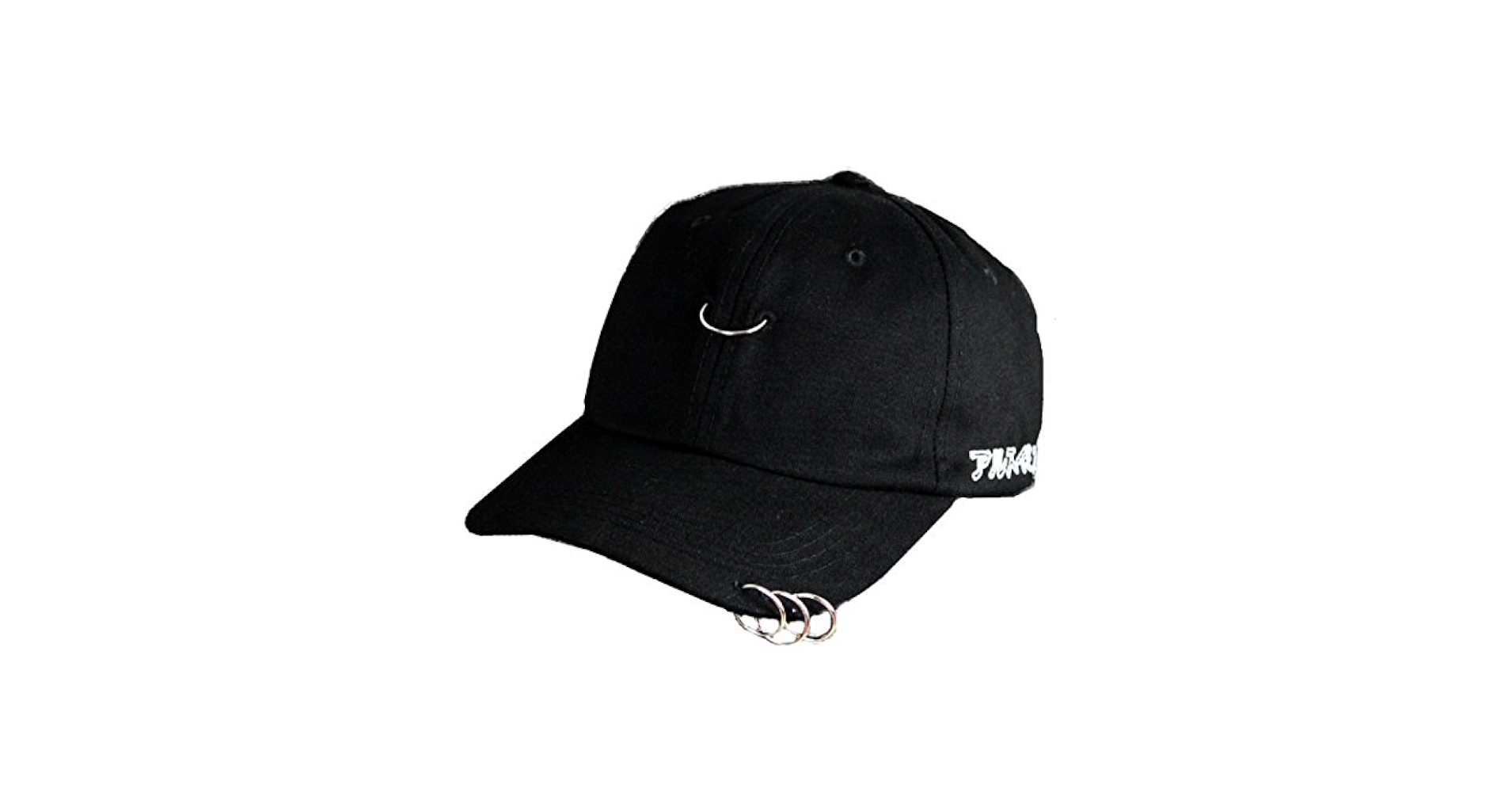 YABINA Unisex Silver Ring Piercing Rock Cotton Baseball Hat